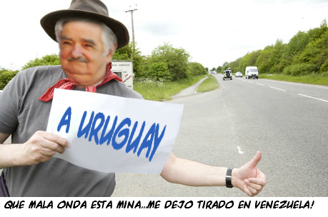 Mujica varado en Venezuela por olvido de Cristina Kirchner